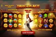 Introduction Screen - Dragon Age Hold and Win BGaming 5 Reel/25 Line