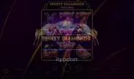 Introduction Screen - Fruity Diamonds Apparat Gaming 3 Reel/5 Line