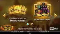Free Spins Feature - Hercules 10K WAYS ReelPlay 6 Reel/10000 Way