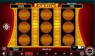 Main Screen Reels - Hold The Gold Fortune 1Spin4Win 3 Reel/
