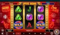 Main Screen Reels - Love Gems - Hold And Win 1Spin4Win 3 Reel/27 Line