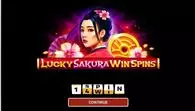 Introduction Screen - LUCKY SAKURA WIN SPINS 1Spin4Win 5 Reel/243 Line