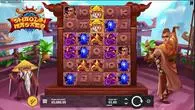 Main Screen Reels - Shaolin Master Hacksaw Gaming 5 Reel/