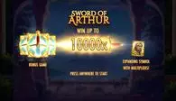 Info and Rules - Sword of Arthur Thunderkick 5 Reel/
