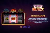 Introduction Screen - Triple Blitz 7s Wizard Games 3 Reel/5 Line