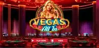 Introduction Screen - Vegas All In Red Rake Gaming 5 Reel/10 Line