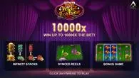 Info and Rules - Vegas Fortune AvatarUX 5 Reel/