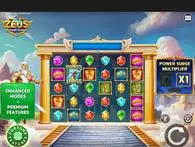 Main Screen Reels - Zeus - Power Surge Four Leaf Gaming 6 Reel/