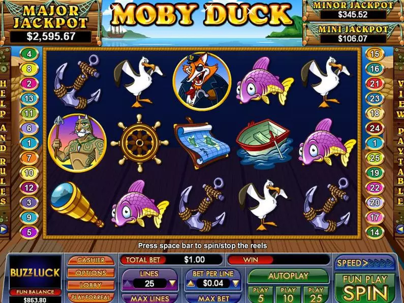Main Screen Reels - Moby Duck NuWorks  