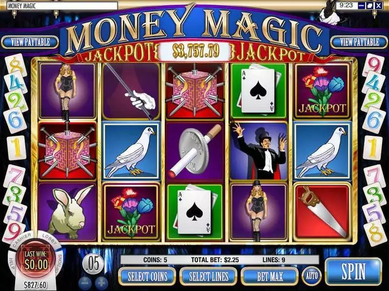 Main Screen Reels - Money Magic Rival Video 