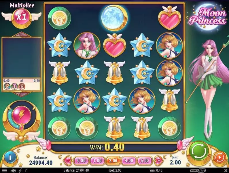 Main Screen Reels - Moon Princess Play'n GO  