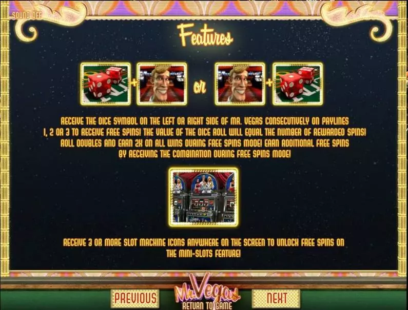 Free Spins Feature - Mr Vegas BetSoft  ToGo TM