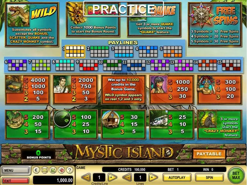 Info and Rules - Mystic Island GTECH Video 