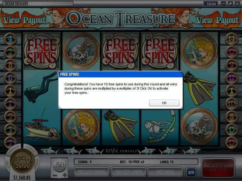 Bonus 1 - Ocean Treasure Rival Video 