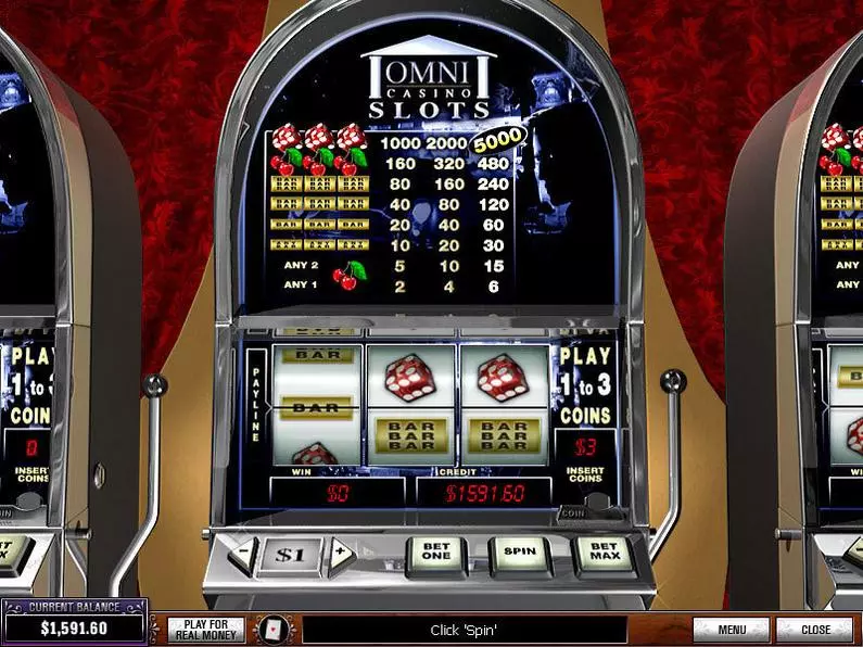 Main Screen Reels - Omni Casino PlayTech Classic 