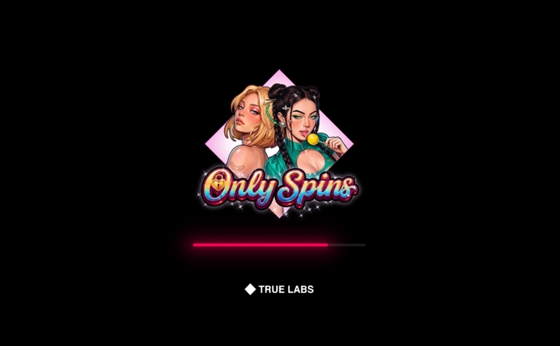 Introduction Screen - Only Spins TrueLab Games Pay Anywhere 