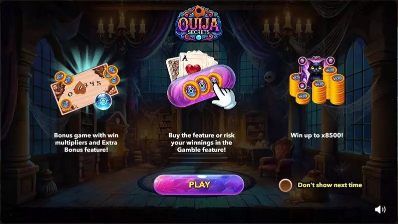 Info and Rules - Ouija Secrets Mascot Gaming  