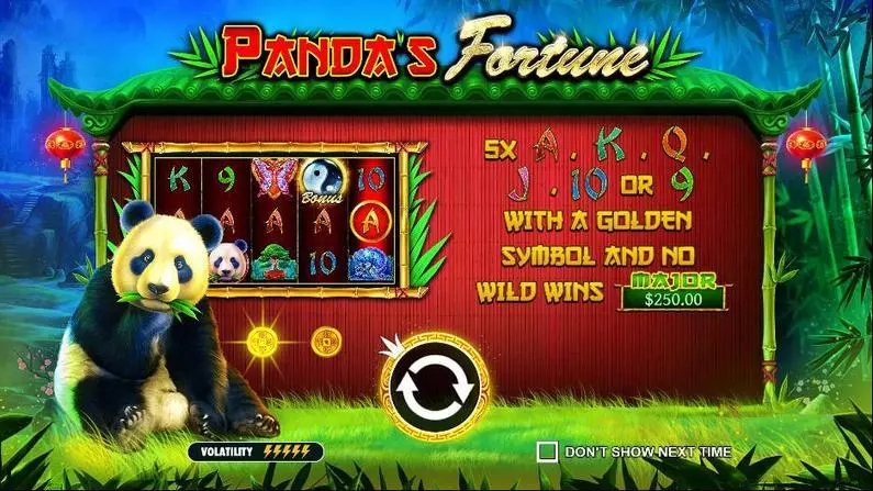 Info and Rules - Panda’s Fortune Pragmatic Play Fixed Lines 