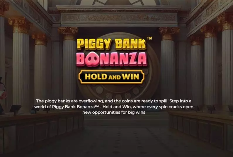 Introduction Screen - Piggy Bank Bonanza - Hold and Win Dragon Gaming  