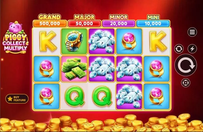 Main Screen Reels - Piggy Collect & Multiply Apparat Gaming  