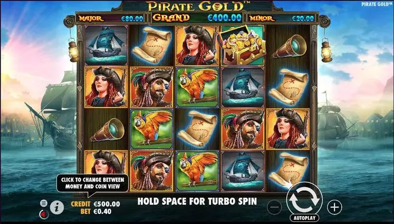 Main Screen Reels - Pirate Gold Pragmatic Play  