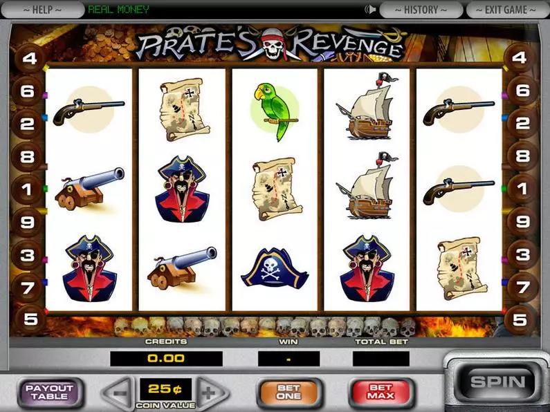 Main Screen Reels - Pirate's Revenge DGS Video 