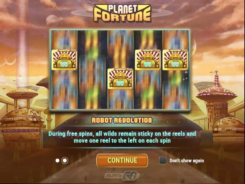 Bonus 1 - Planet Fortune Play'n GO  