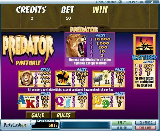 Info and Rules - Predator bwin.party Video 
