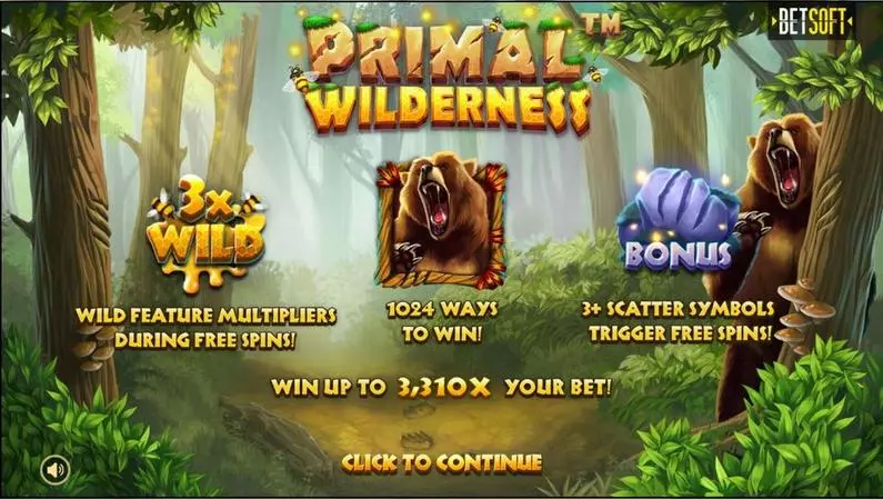 Info and Rules - Primal Wilderness  BetSoft  