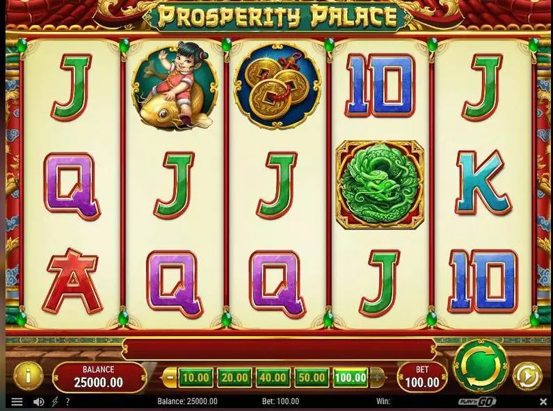 Main Screen Reels - Prosperity Palace Play'n GO  