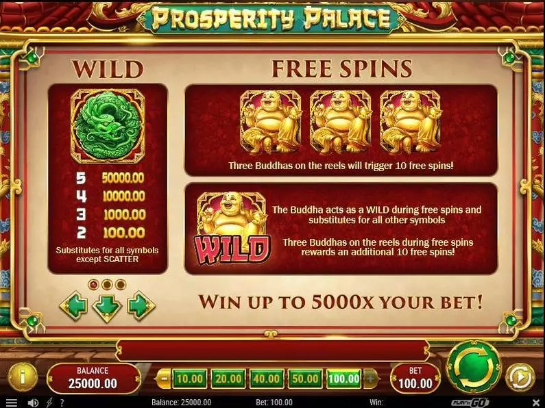 Bonus 3 - Prosperity Palace Play'n GO  