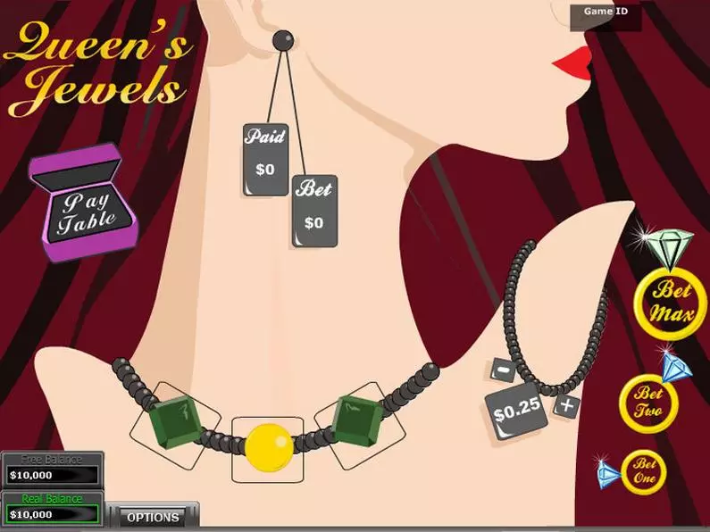 Main Screen Reels - Queen Jewels DGS Classic 