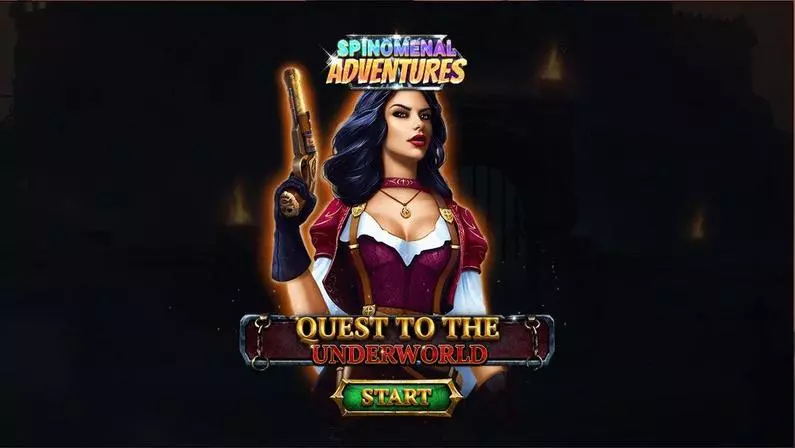 Introduction Screen - Quest To The Underworld Spinomenal  