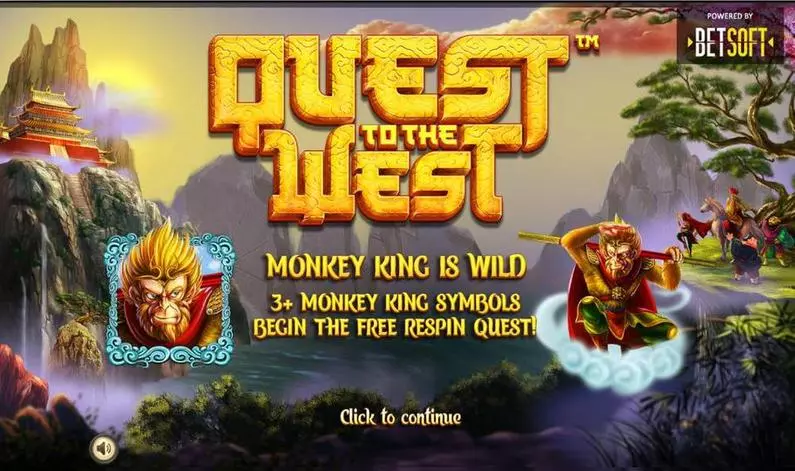 Info and Rules - Quest to the West BetSoft  