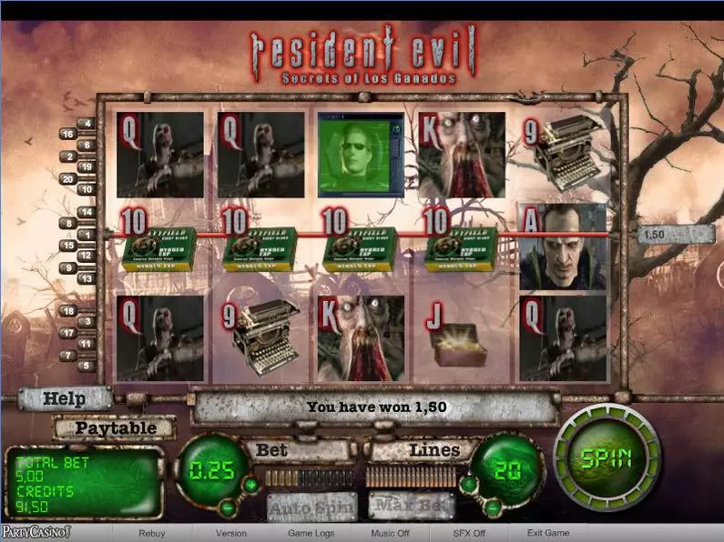 Main Screen Reels - Resident Evil bwin.party Video 