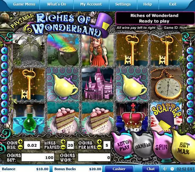 Main Screen Reels - Riches of Wonderland Leap Frog Video 