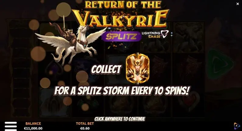  - Rise of the Valkyrie Splitz Lightning Chase ReelPlay  