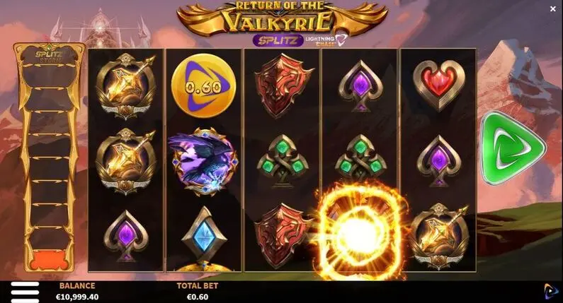  - Rise of the Valkyrie Splitz Lightning Chase ReelPlay  