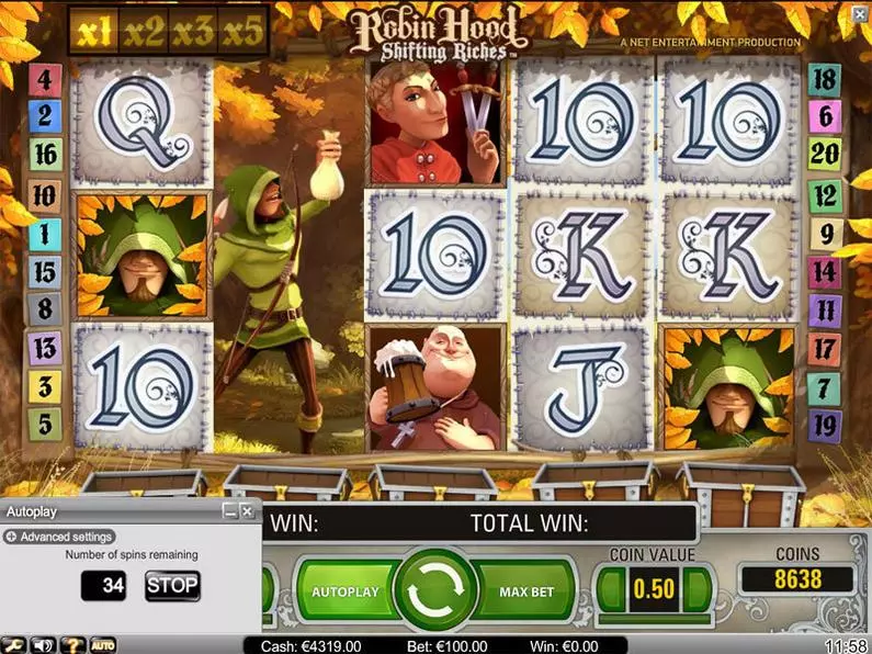 Bonus 2 - Robin Hood NetEnt 3D Slot 