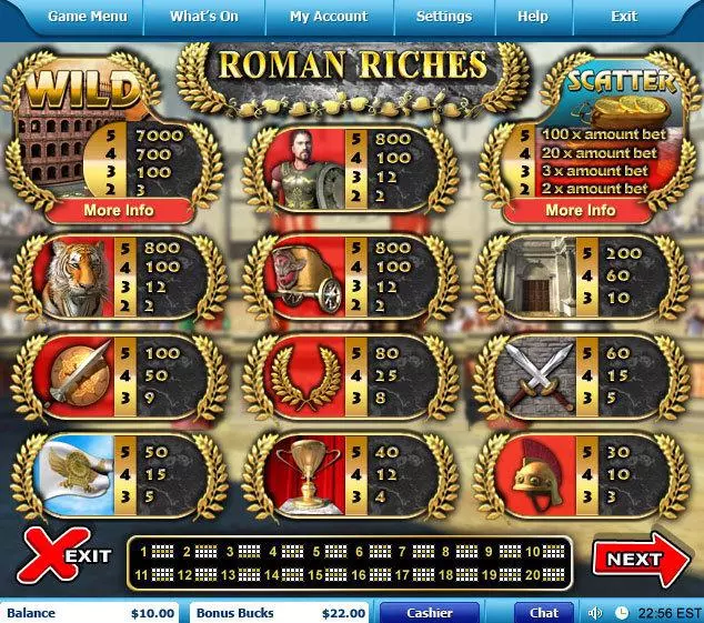 Info and Rules - Roman Riches Leap Frog Video 