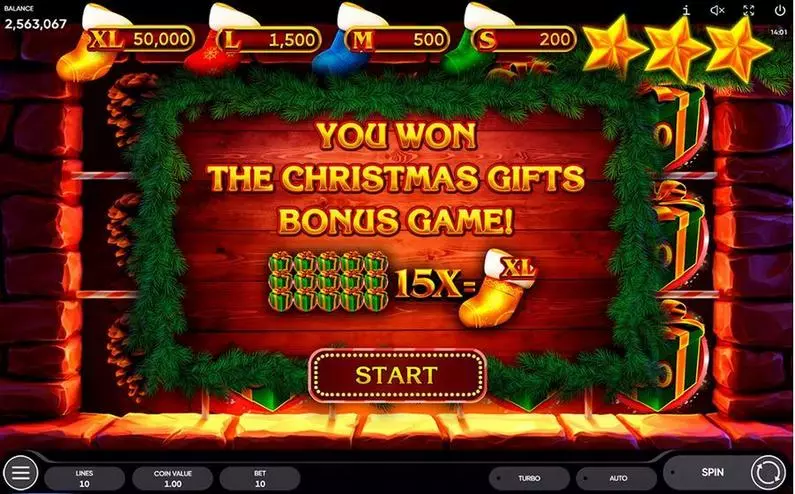 Bonus 1 - Santa's Gift Endorphina  