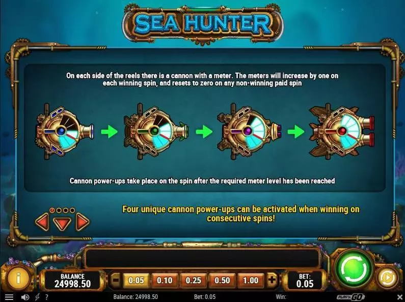Bonus 1 - Sea Hunter Play'n GO  