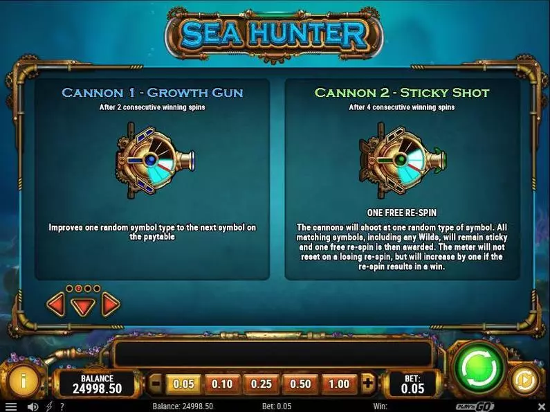Bonus 2 - Sea Hunter Play'n GO  