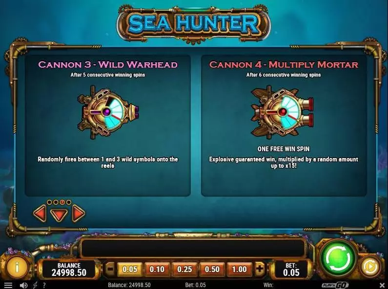 Bonus 3 - Sea Hunter Play'n GO  