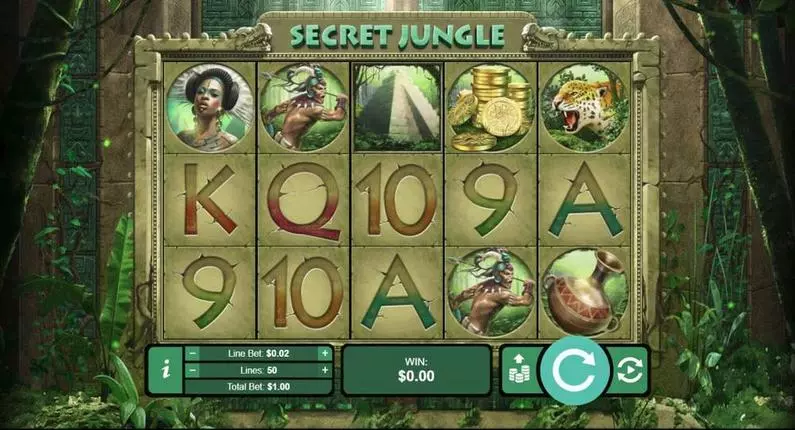 Main Screen Reels - Secret Jungle  RTG  