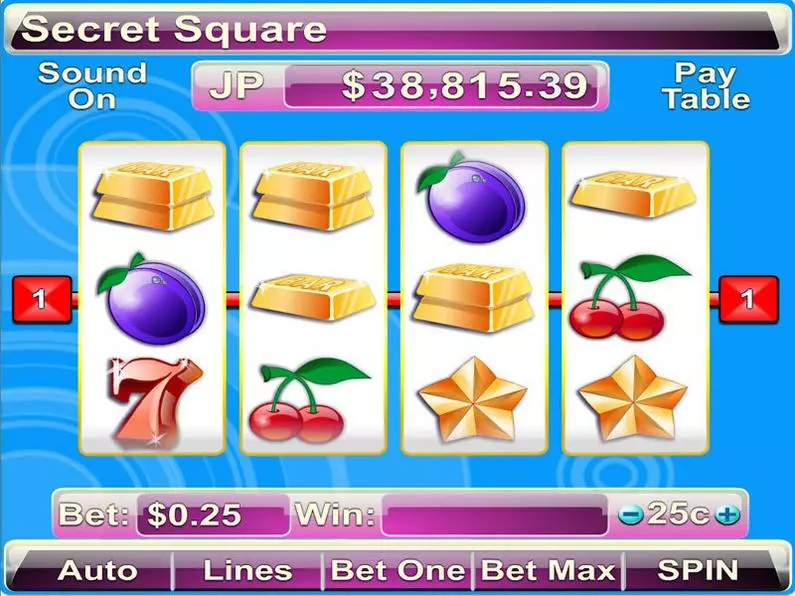 Main Screen Reels - Secret Square Byworth Bonus Round 