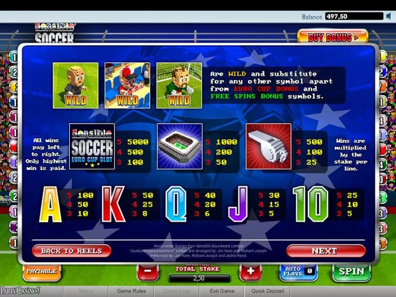Info and Rules - Sensible Soccer bwin.party Video 