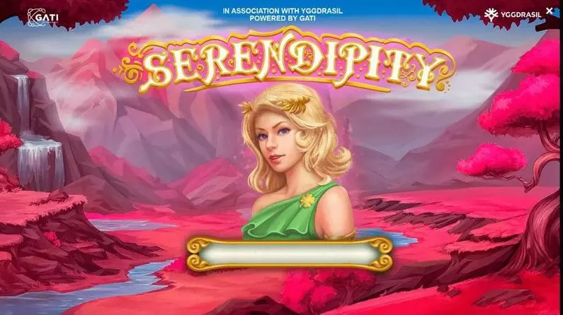 Introduction Screen - Serendipity G.games  
