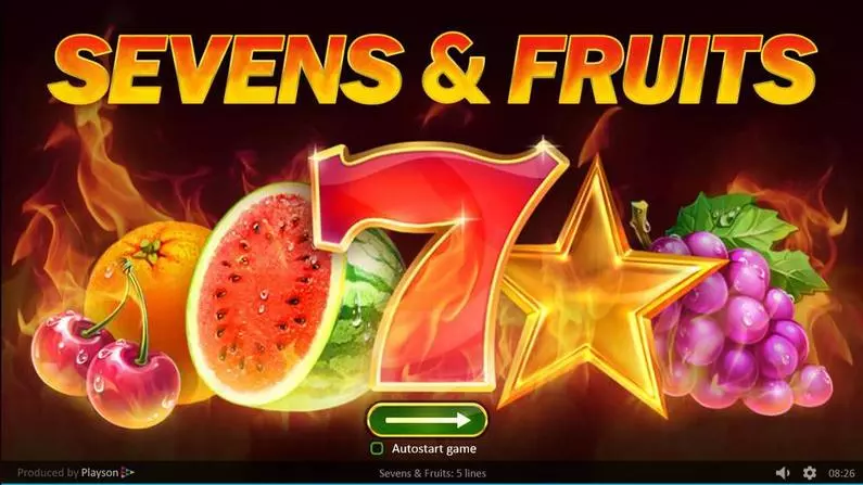 Info and Rules - Sevens & Fruits Playson  