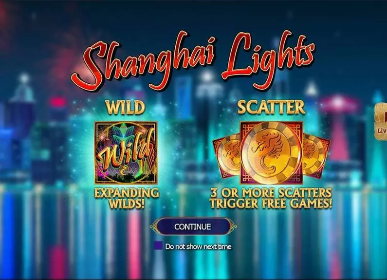 Info and Rules - Shanghai Lights RTG  